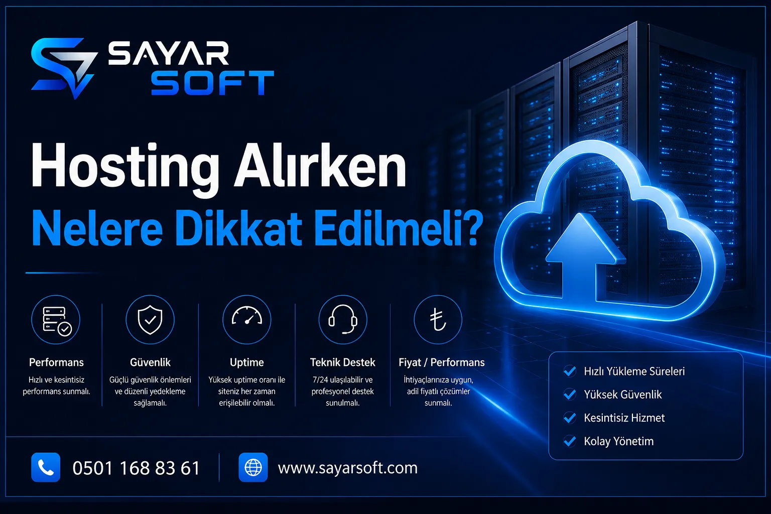 Hosting Alırken Nelere Dikkat Edilmeli?