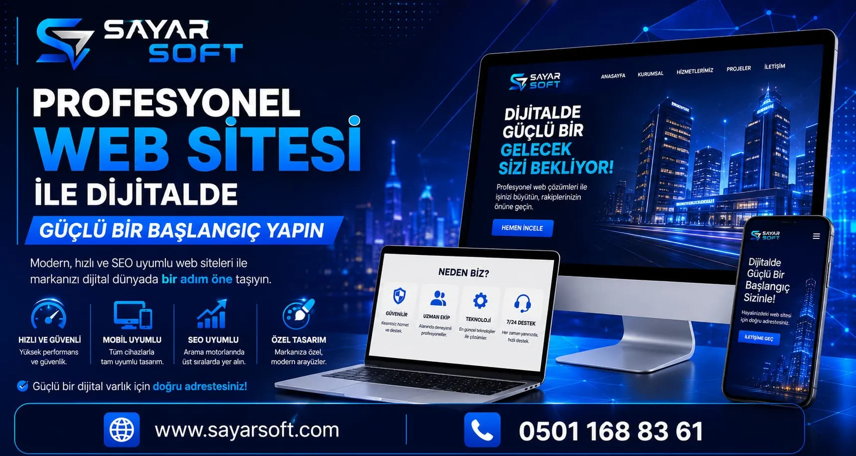 Profesyonel Web Sitesi ile Dijitalde Güçlü Bir Başlangıç Yapın