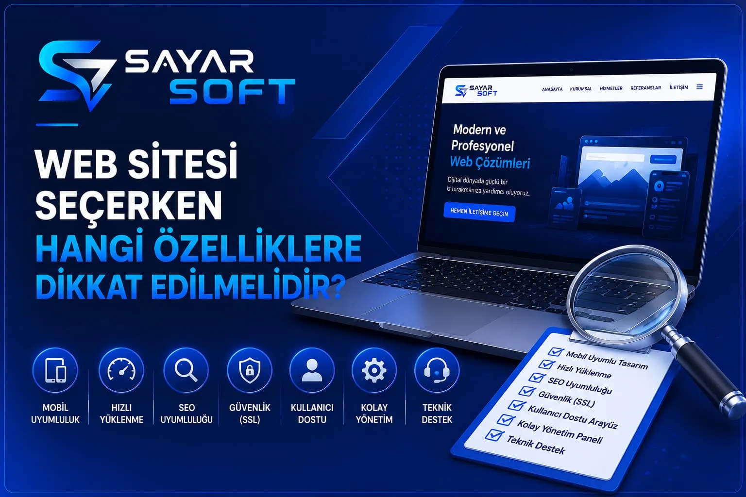 Web Sitesi Seçerken Hangi Özelliklere Dikkat Edilmelidir?