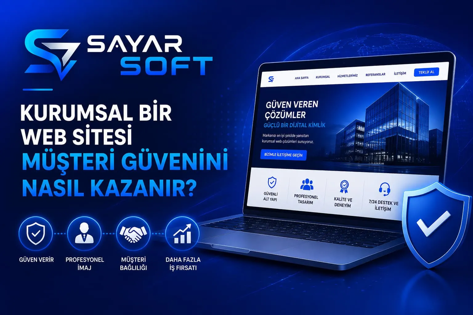 Kurumsal Bir Web Sitesi Müşteri Güvenini Nasıl Kazanır?