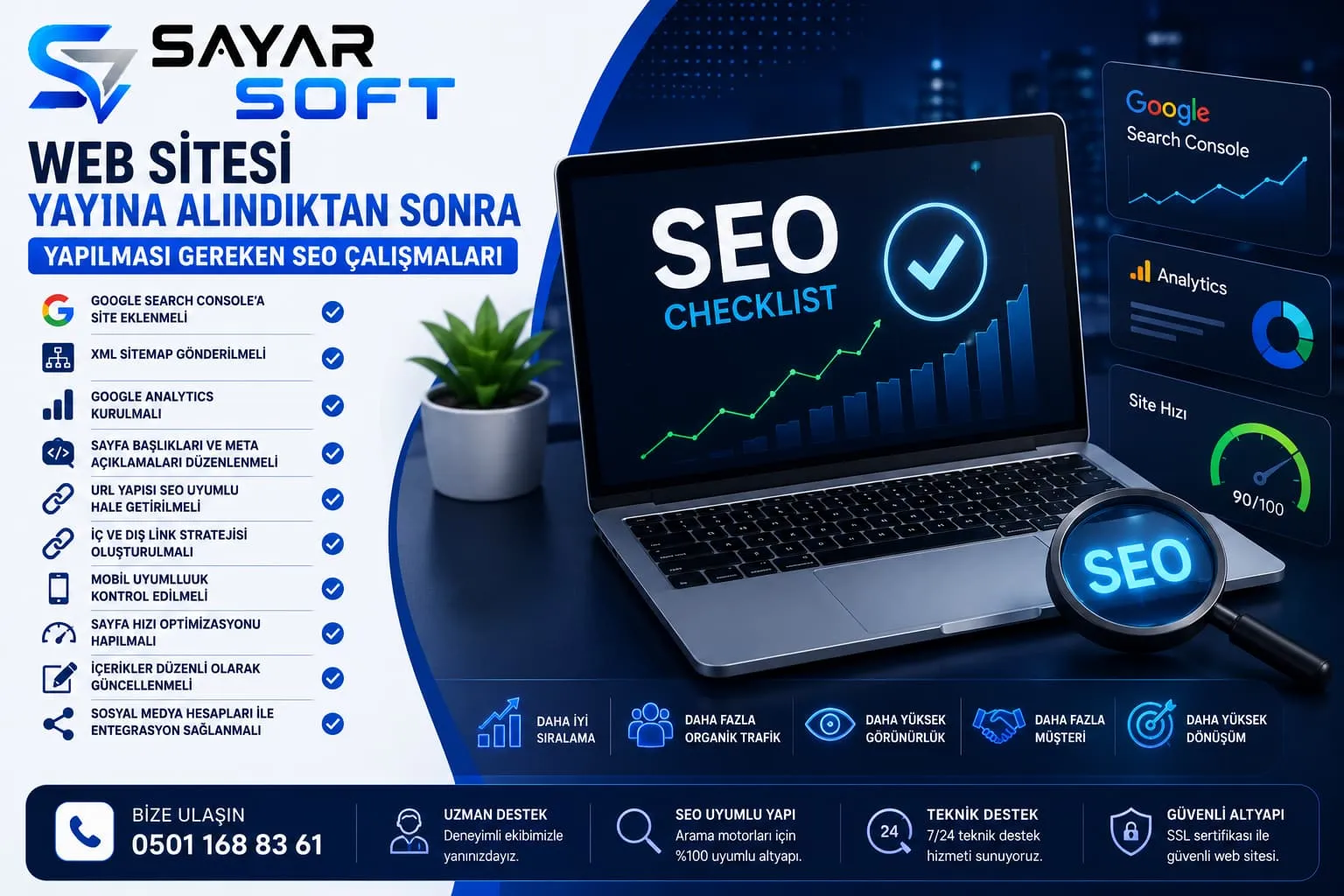 Web Sitesi Yayına Alındıktan Sonra Yapılması Gereken SEO Çalışmaları