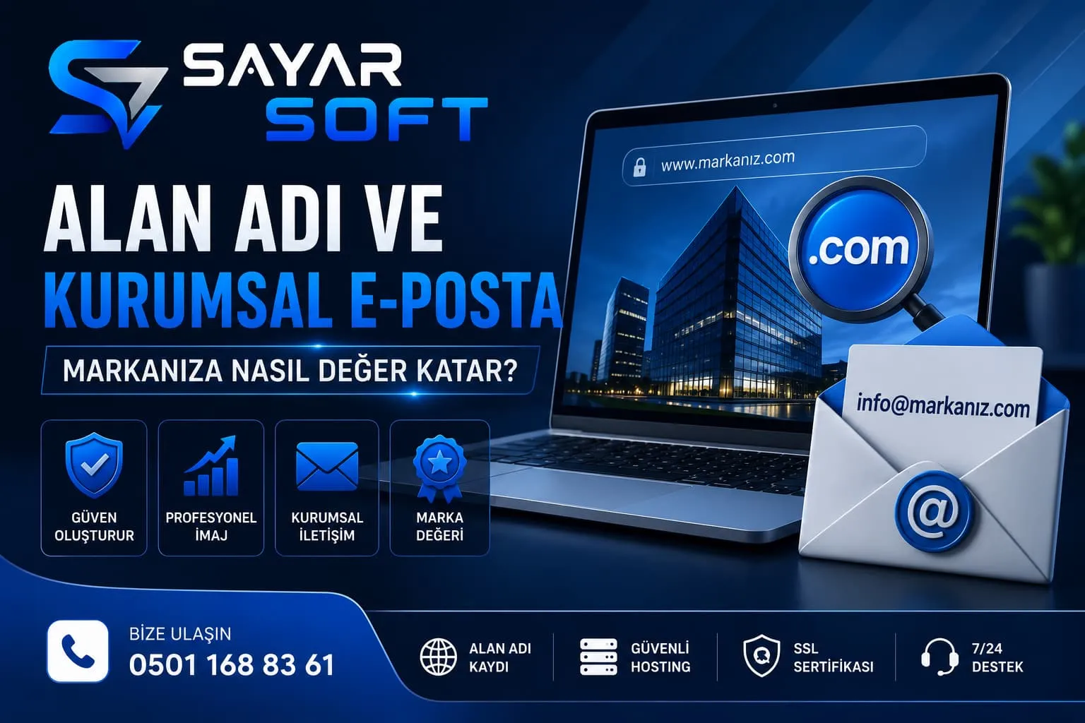 Alan Adı ve Kurumsal E-Posta Markanıza Nasıl Değer Katar?
