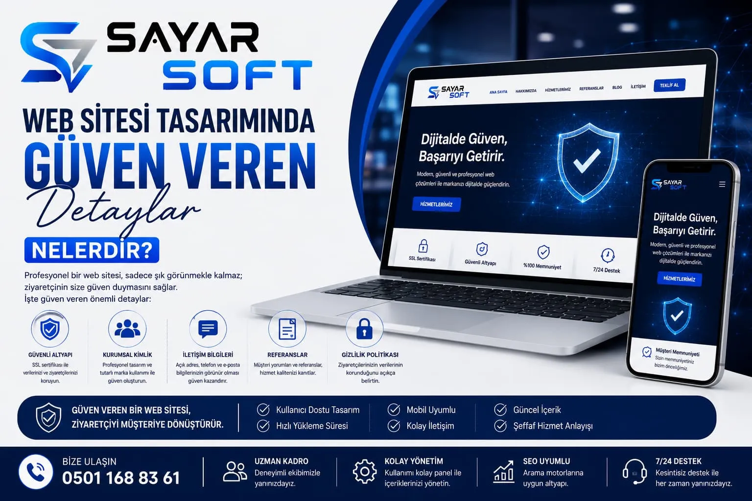 Web Sitesi Tasarımında Güven Veren Detaylar Nelerdir?