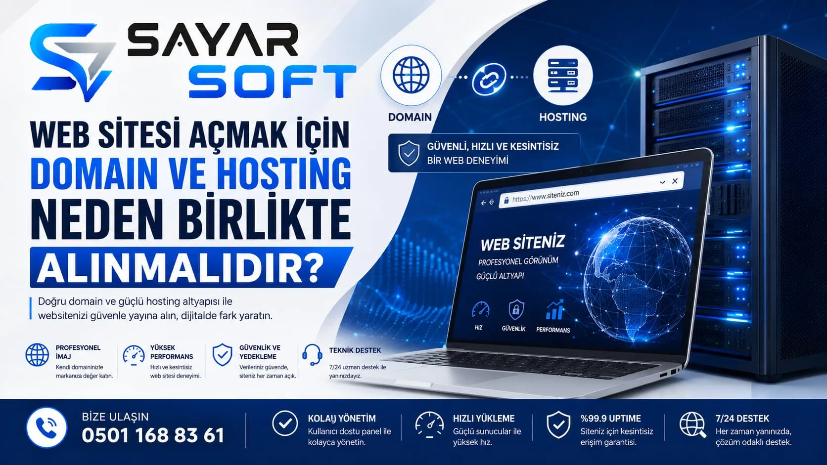 Web Sitesi Açmak İçin Domain ve Hosting Neden Birlikte Alınmalıdır
