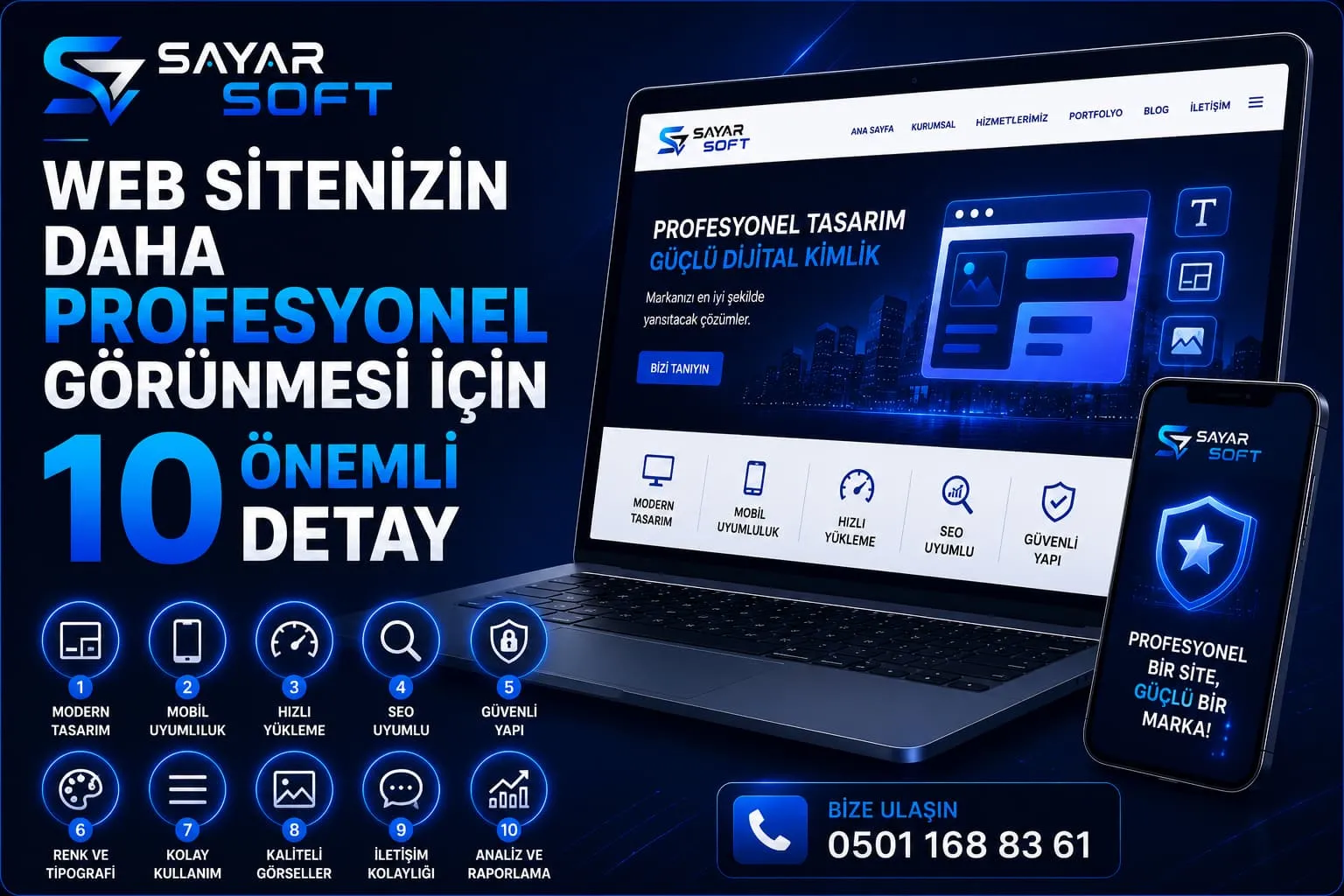 Web Sitenizin Daha Profesyonel Görünmesi İçin 10 Önemli Detay