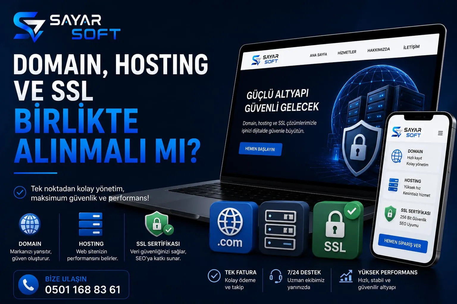 Domain, Hosting ve SSL Birlikte Alınmalı mı?