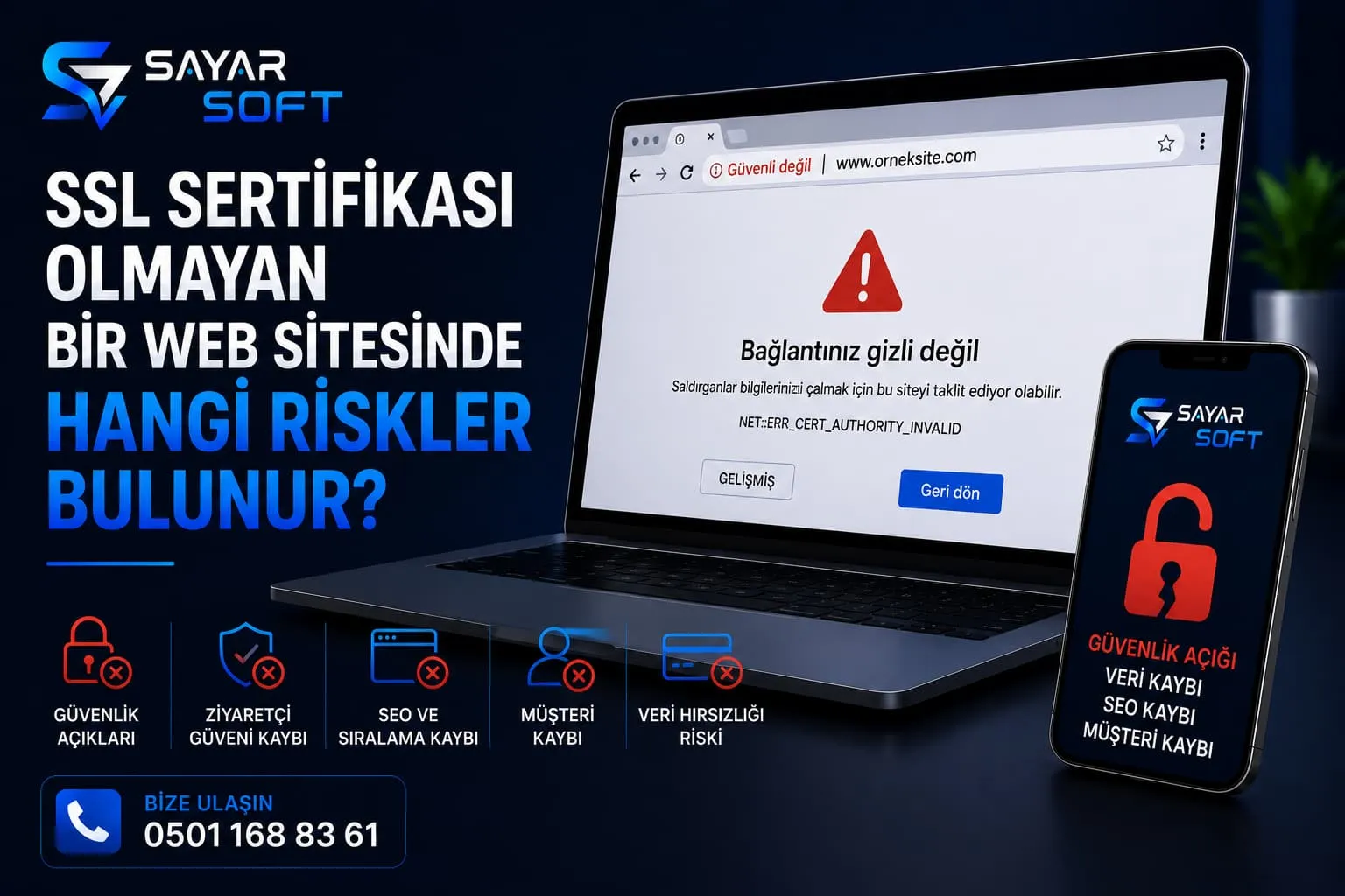 SSL Sertifikası Olmayan Bir Web Sitesinde Hangi Riskler Bulunur?