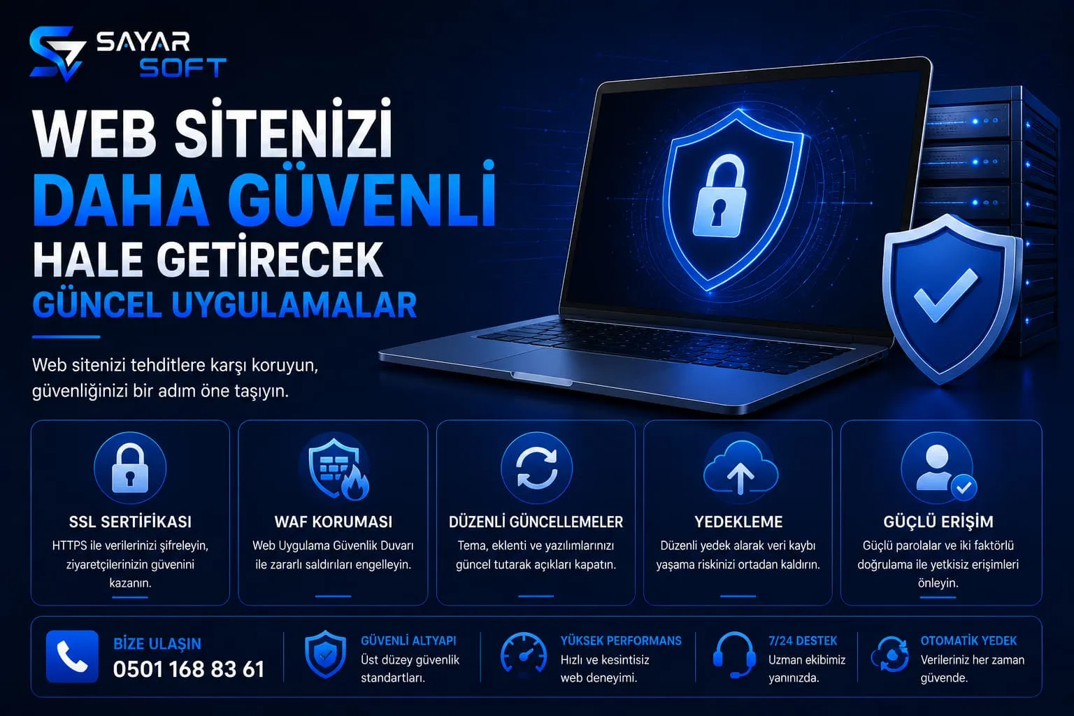 Web Sitenizi Daha Güvenli Hale Getirecek Güncel Uygulamalar