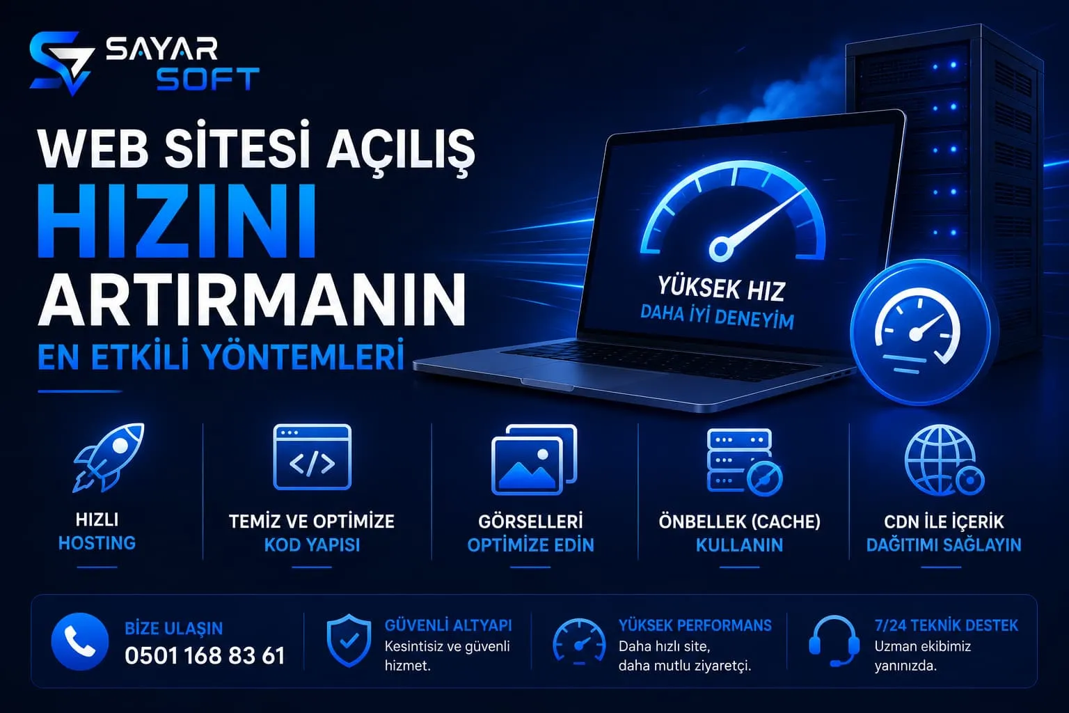 Web Sitesi Açılış Hızını Artırmanın En Etkili Yöntemleri