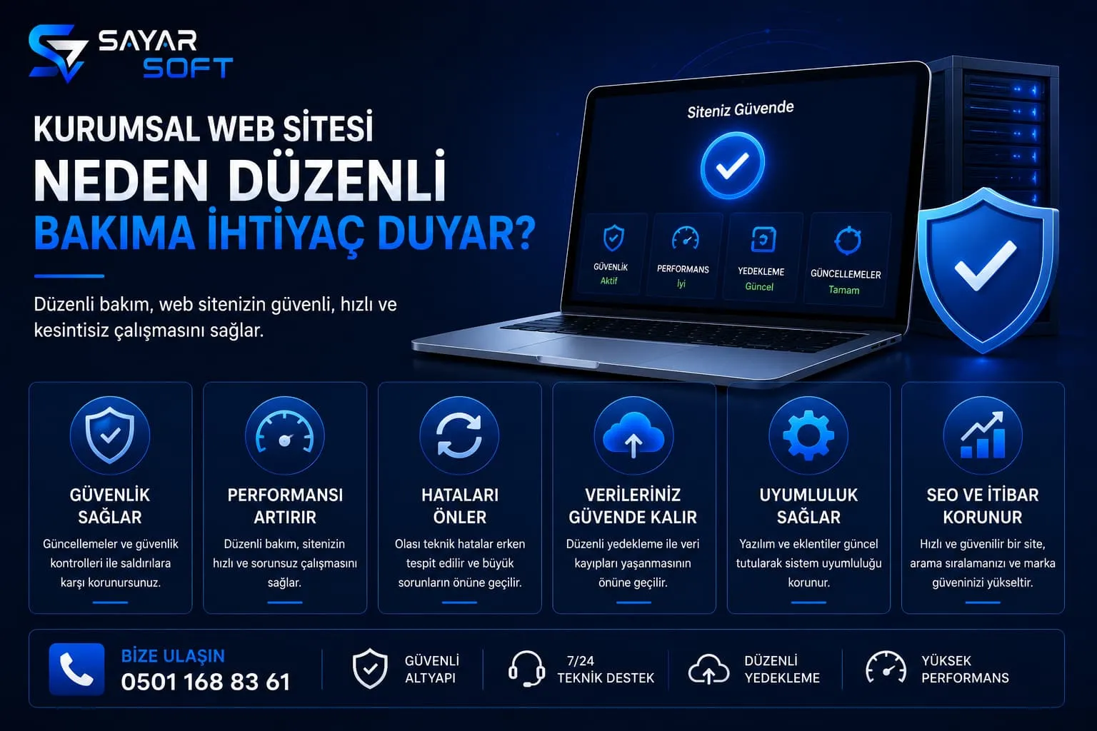 Kurumsal Web Sitesi Neden Düzenli Bakıma İhtiyaç Duyar?