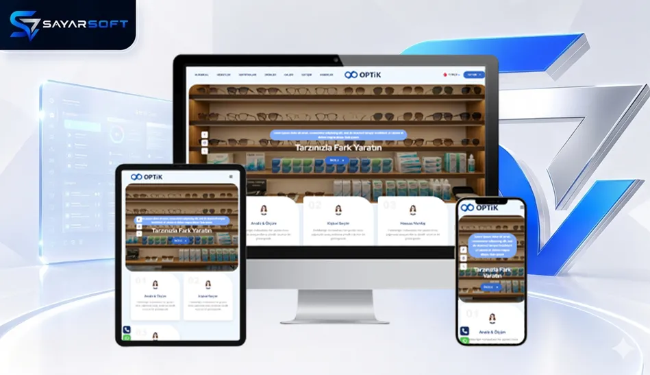 Optik Mağazaları İçin Kurumsal Web Sitesi Çözümü