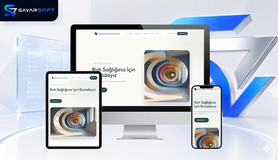 Randevu Sistemli Psikolog ve Danışmanlık Merkezi Hazır Web Sitesi Paketi