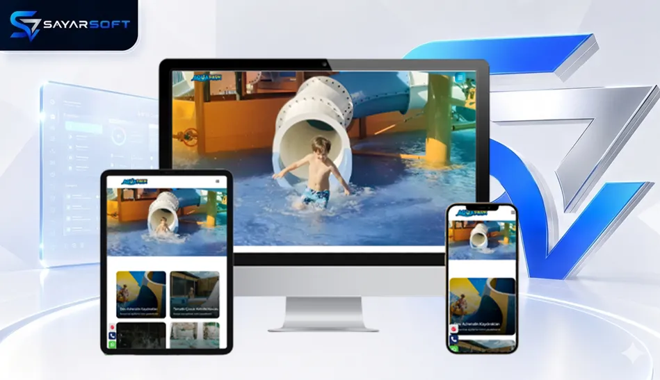 Aqua Park ve Su Sporları İşletmelerine Özel Hazır Web Sitesi Paketi