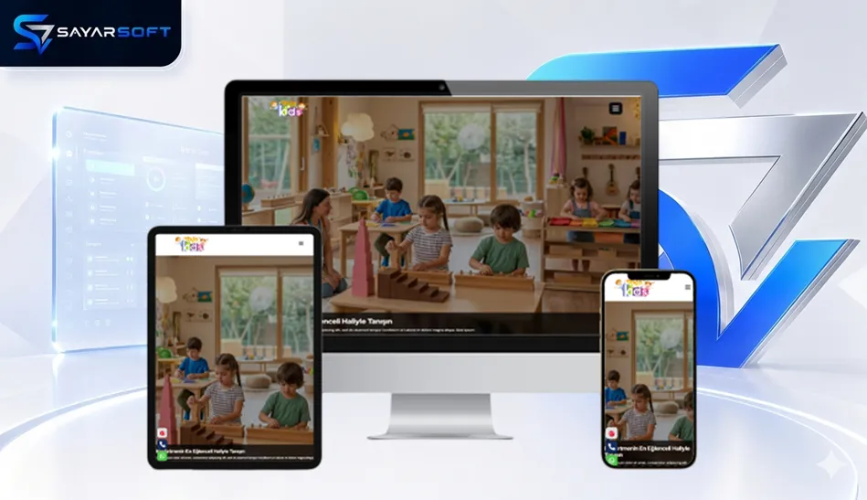 Çocuk Oyun Atölyeleri ve Eğitim Kurumlarına Özel Hazır Web Sitesi Paketi