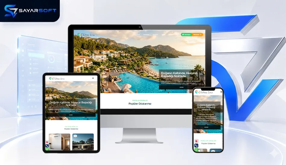 Kurumsal Otel ve Pansiyon İşletmelerine Özel Hazır Web Sitesi Paketi