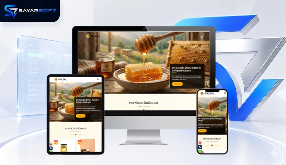 Doğal Arıcılık ve Bal Üreticilerine Özel Hazır Web Sitesi Paketi