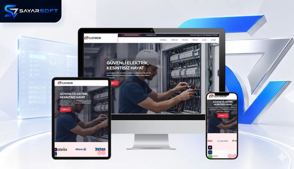 Elektrik ve Aydınlatma Sistemleri Firmalarına Özel Hazır Web Sitesi Paketi