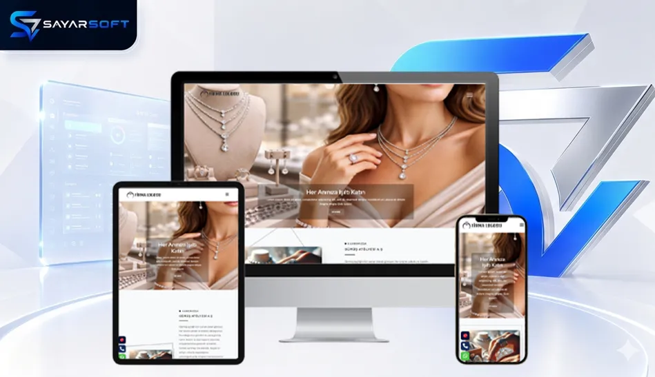 Gümüş ve Takı Tasarım Atölyelerine Özel Hazır Web Sitesi Paketi