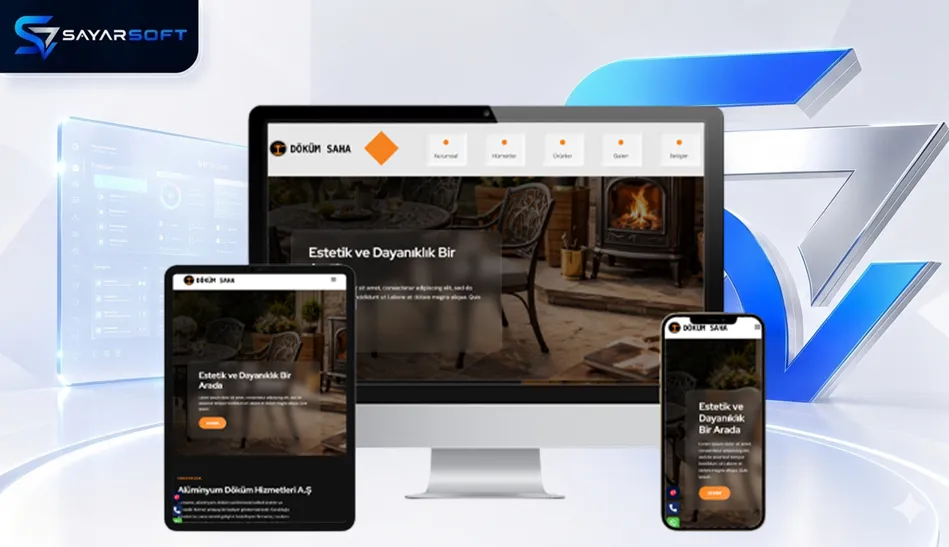 Alüminyum ve Döküm Sanayi Firmalarına Özel Hazır Web Sitesi Paketi