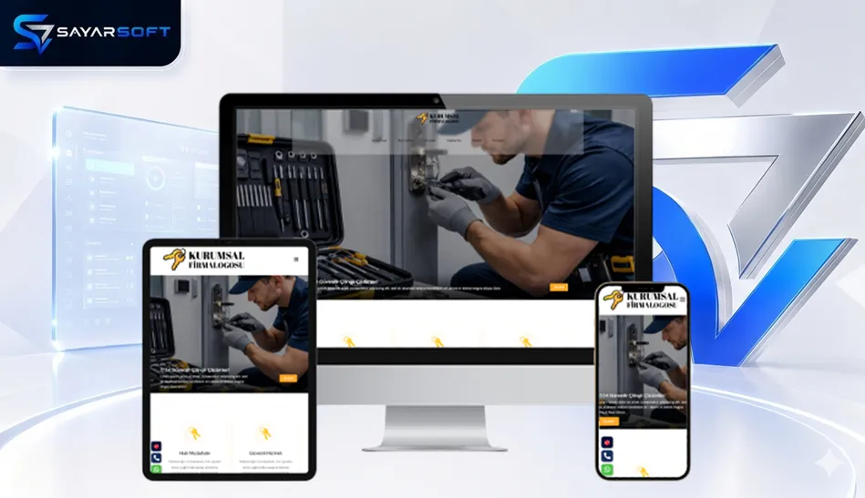 Çilingir ve Anahtarcı Hizmetlerine Özel Hazır Web Sitesi Paketi