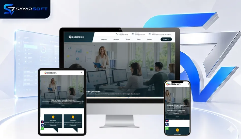 Özel Eğitim ve Kurs Merkezlerine Özel Hazır Web Sitesi Paketi