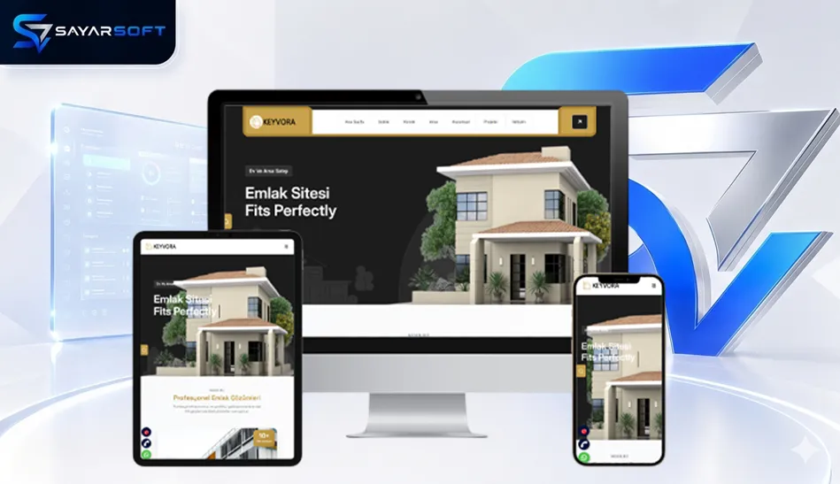 Gayrimenkul ve Emlak Danışmanlarına Özel Hazır Web Sitesi Paketi
