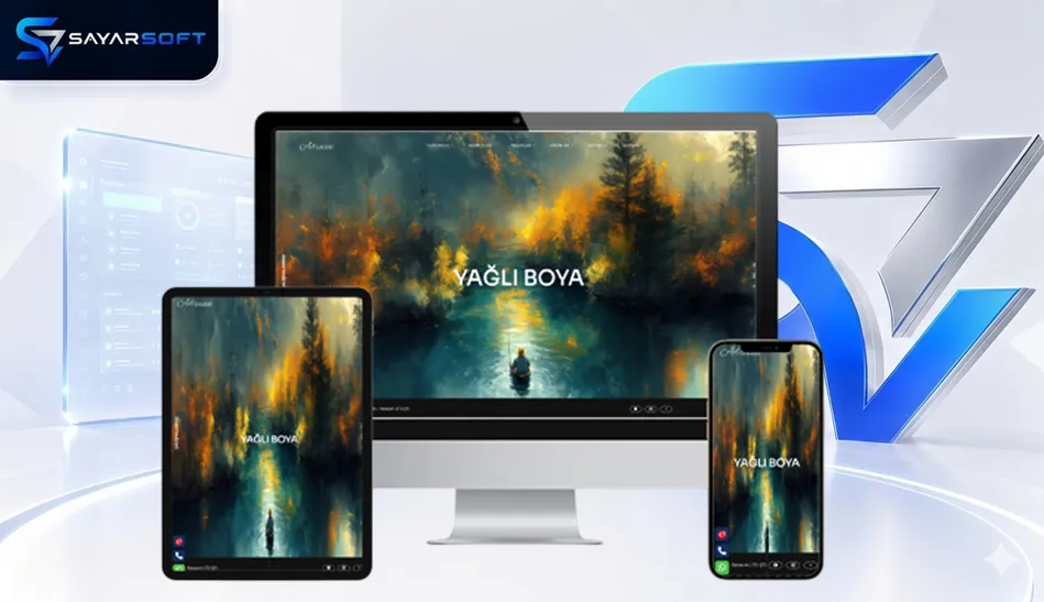 Ressamlar ve Yağlı Boya Sanatçılarına Özel Hazır Web Sitesi Paketi
