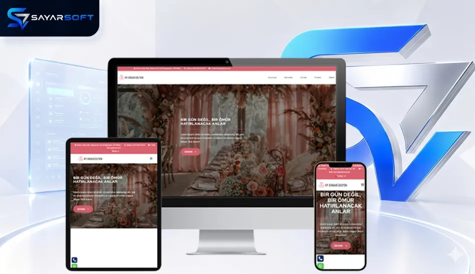Organizasyon Şirketi Hazır Web Sitesi Paketi - Çankırı