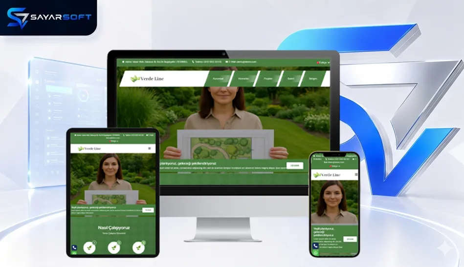 Peyzaj ve Bahçe Düzenleme Hizmetleri Hazır Web Sitesi