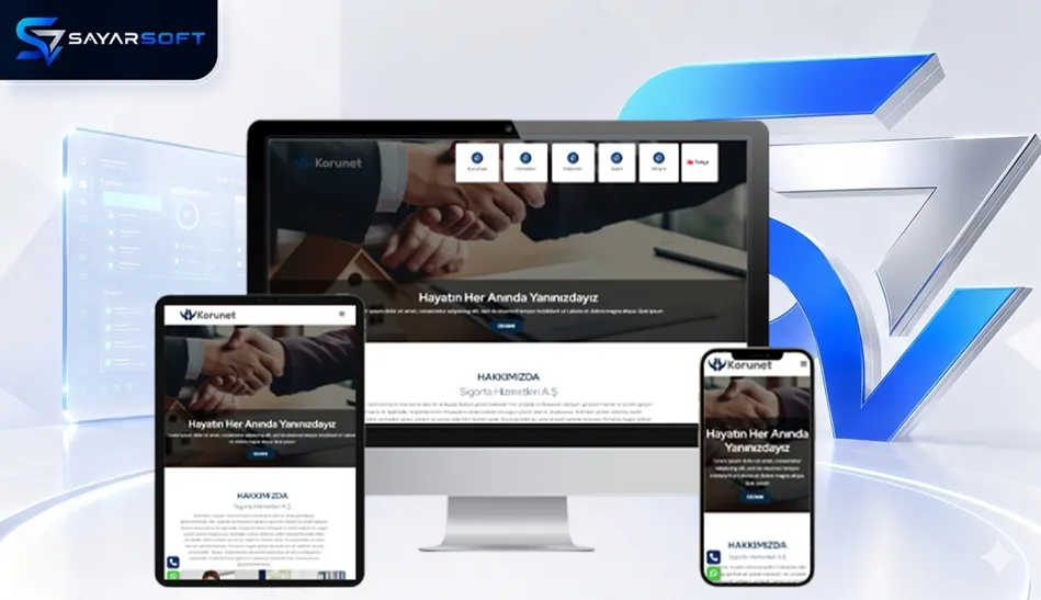 Sigorta Acenteleri ve Sigorta Şirketleri Hazır Web Sitesi