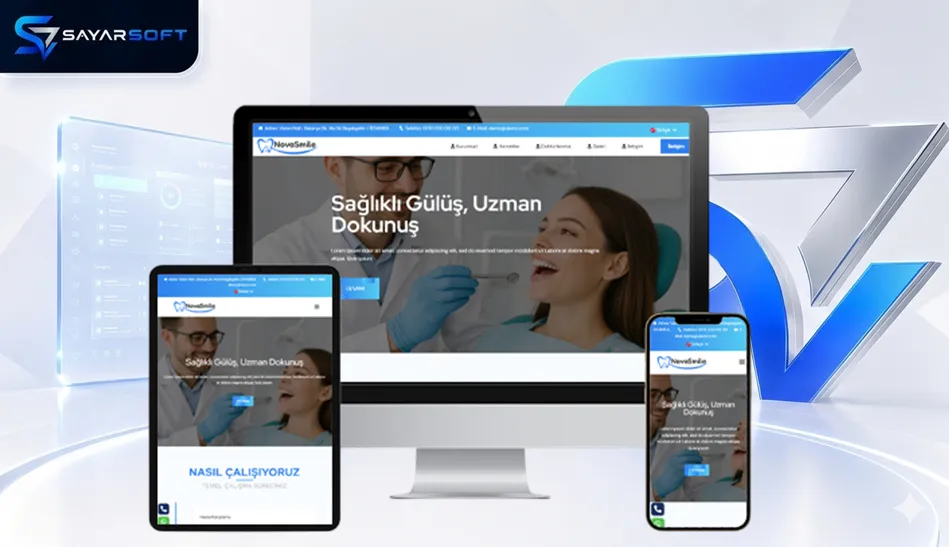 Diş Kliniği ve Diş Hekimi Hazır Web Sitesi