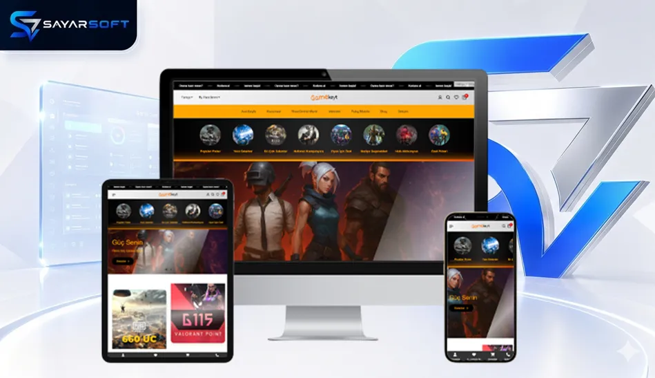 Dijital Ürün Satışı İçin E-Ticaret Web Sitesi