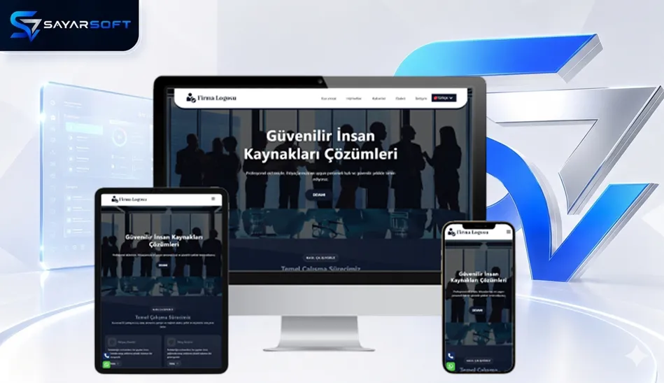 İnsan Kaynakları ve İşe Alım Firmaları Hazır Web Sitesi