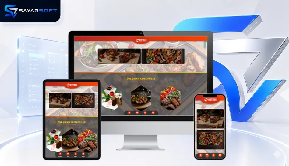 Kafe QR Menü Sistemi Hazır Web Sitesi