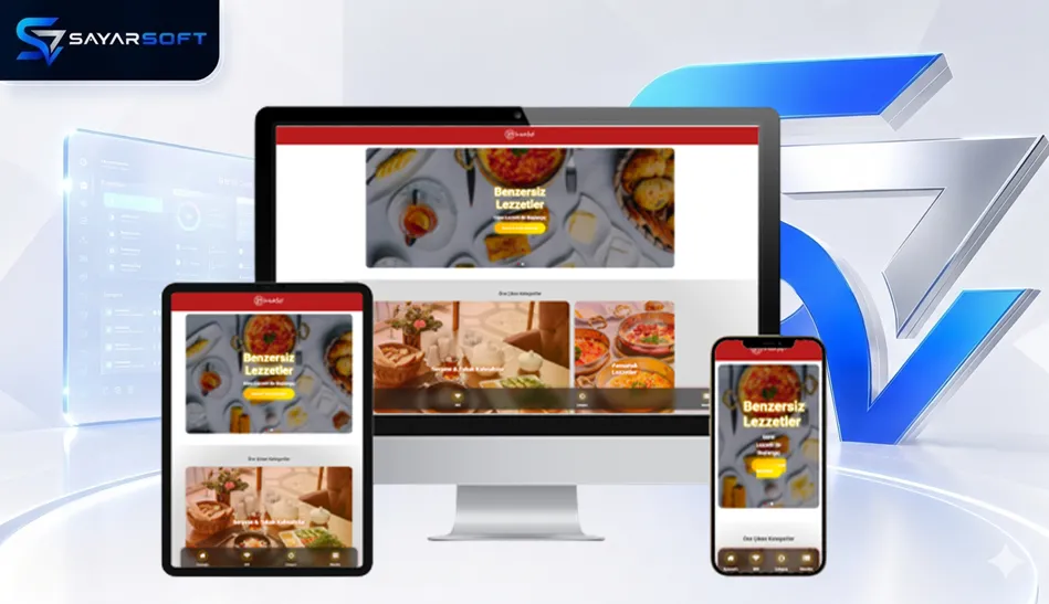 Dijital QR Menü Hazır Web Sitesi