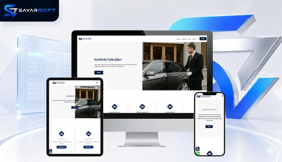 Vale ve Şoför Hizmetleri Hazır Web Sitesi