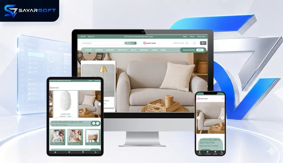 Dekoratif Ev ve Yaşam Ürünleri E-Ticaret Web Sitesi