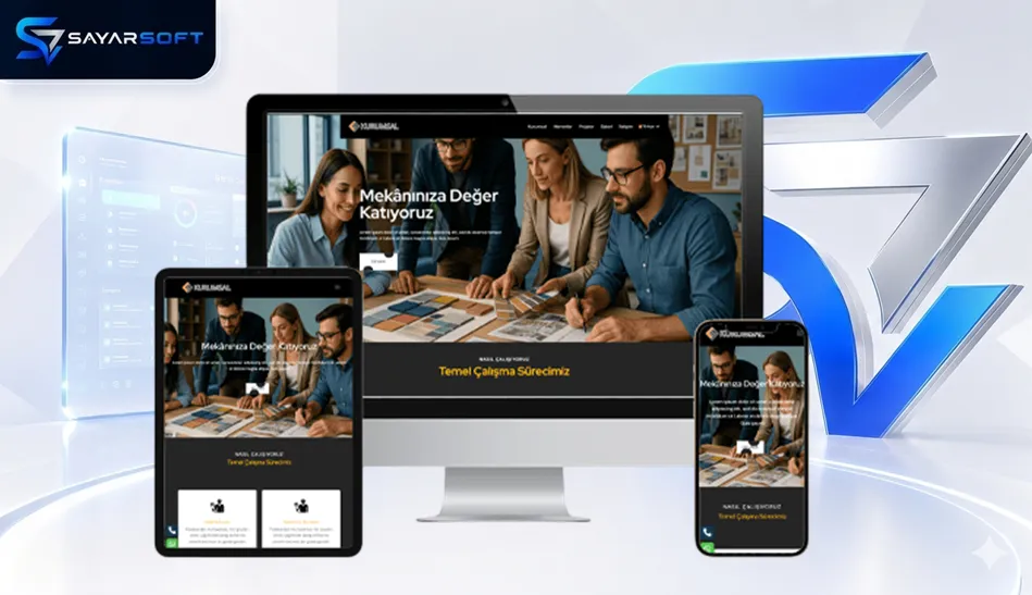 İnşaat ve Mimarlık Firması Hazır Web Sitesi