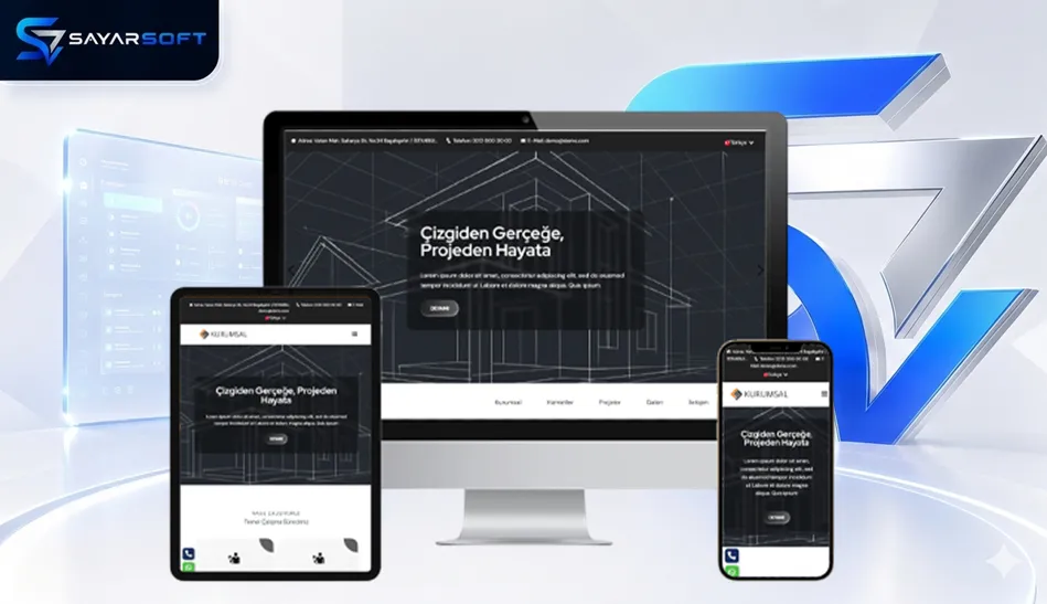 Mimarlık ve İnşaat Firması Web Sitesi