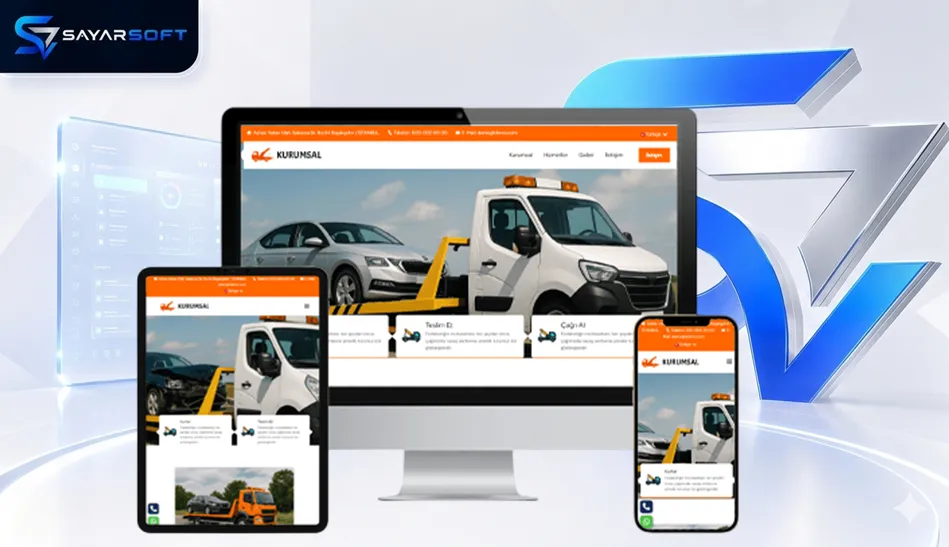 Oto Kurtarma ve Yol Yardım Hizmetleri Web Sitesi