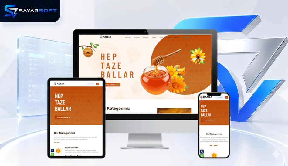 Doğal Bal ve Arıcılık Web Sitesi Paketi