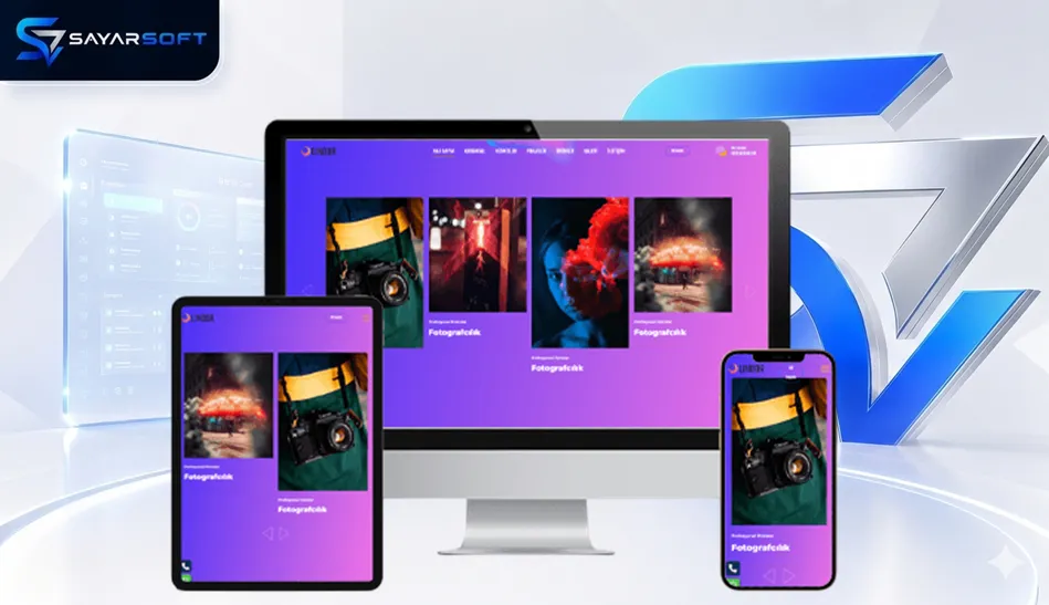 Kişisel Fotoğrafçı Portföy Web Sitesi 
