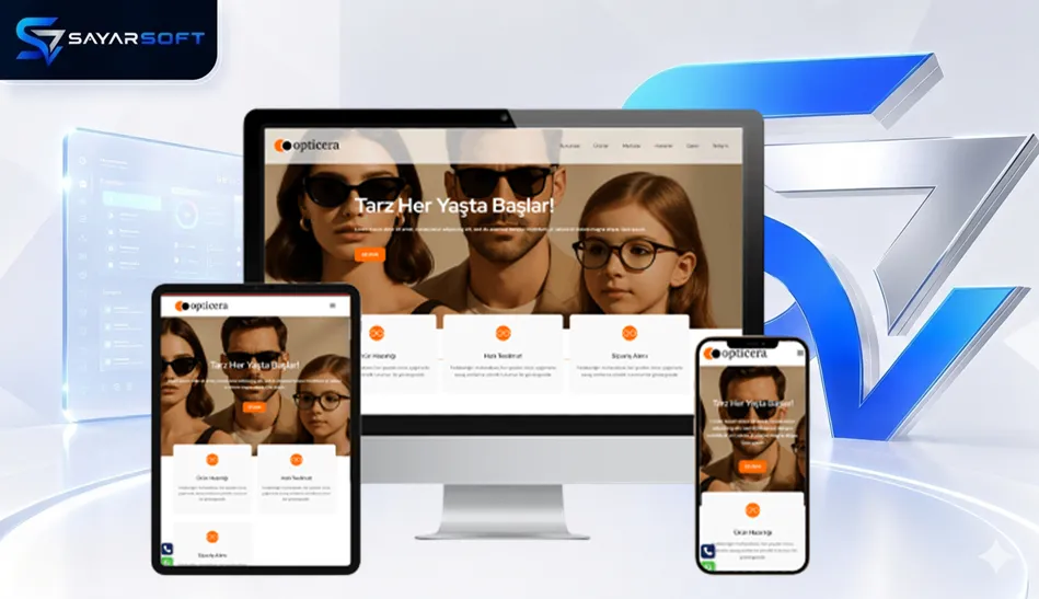 Optik ve Gözlük Firması Web Sitesi