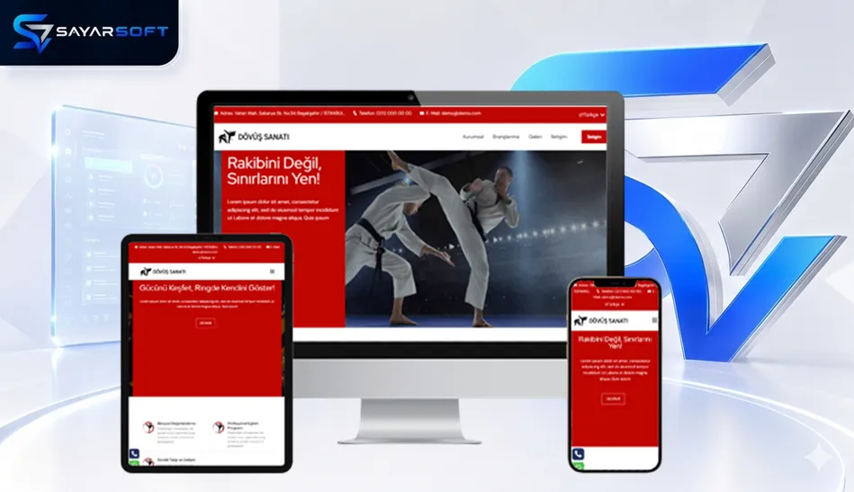 Dövüş Sporları ve Dövüş Salonu Web Sitesi