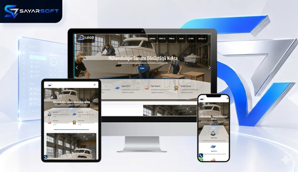 Tekne, Yat Üretimi ve Servisi Hazır Web Sitesi