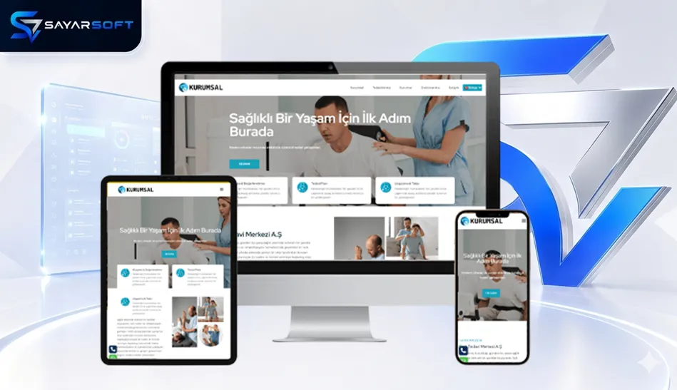 Fizik Tedavi Merkezi Hazır Web Sitesi