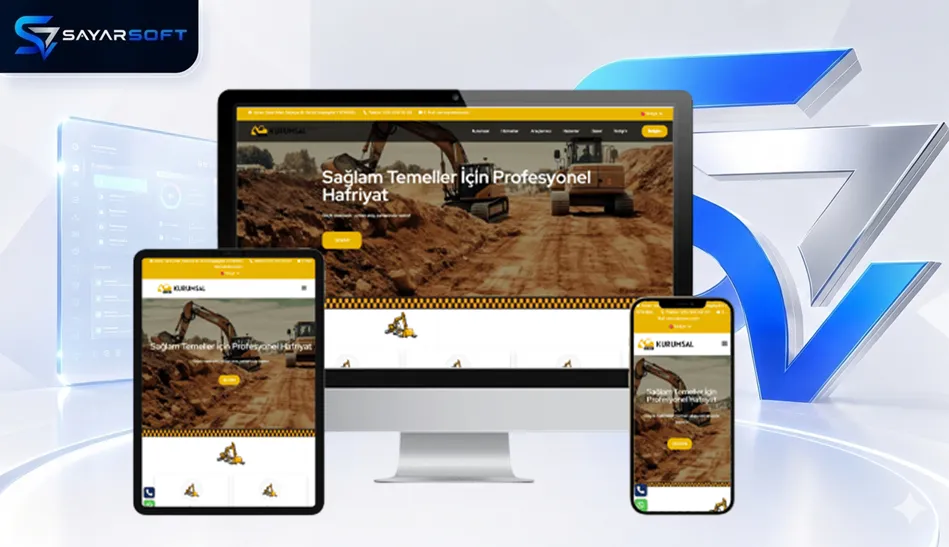 Hafriyat ve Kazı İşleri Hazır Web Sitesi
