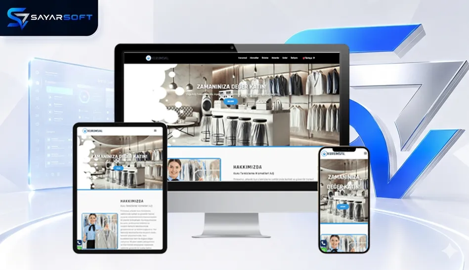Kuru Temizleme Firması Hazır Web Sitesi
