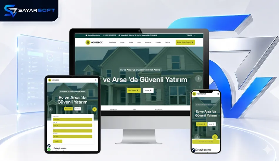 Hazır Emlak / Gayrimenkul Web Sitesi