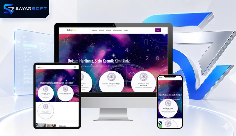 Astrolog ve Danışmanlık Hizmetleri Hazır Web Sitesi